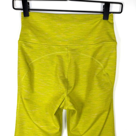 Outdoor Voices Leggings Womens Small Lime Green Heather High Rise Activewear - Picture 4 of 10